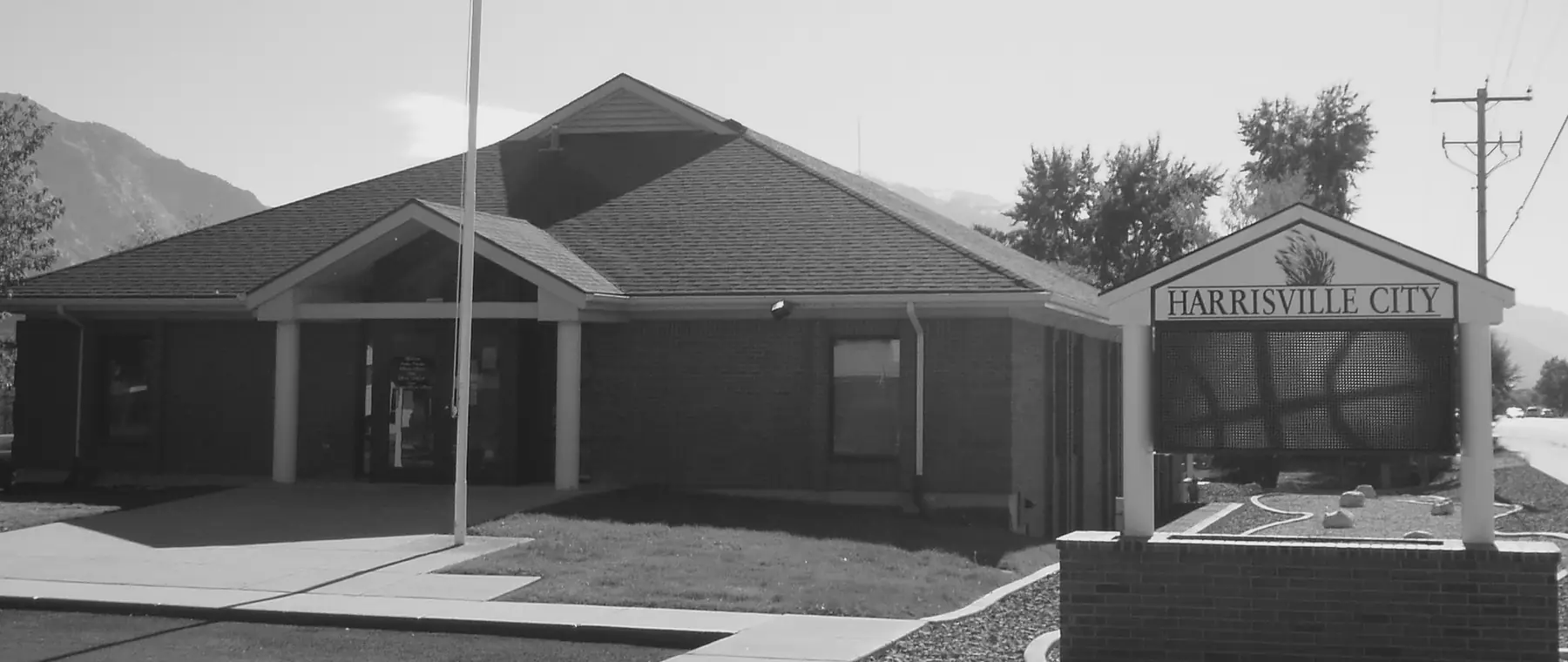 Harrisville City Hall in Harrisville, Utah, just north of Ogden